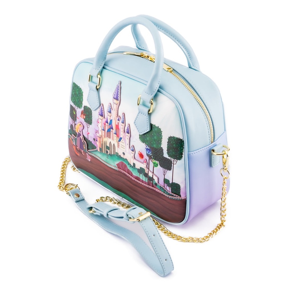 Loungefly Disney Princess Castle Series Sleeping Beauty Crossbody - Picture 4 of 5